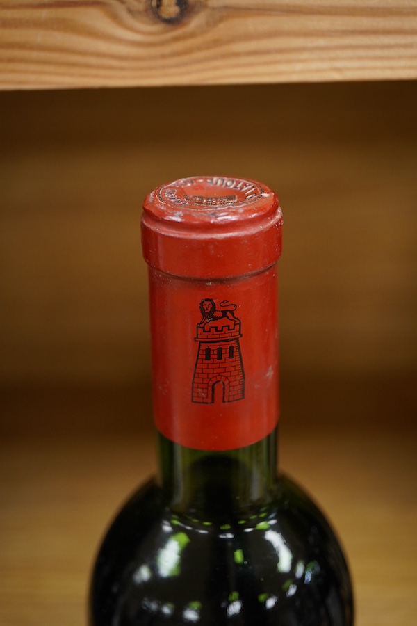 A bottle of Grand Vin de Chateau Latour Premier Grand Cru Classé, 1967